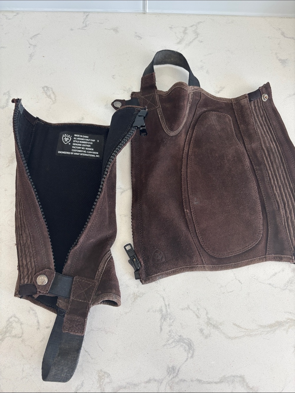 Ariat All Around Suede Half Chaps